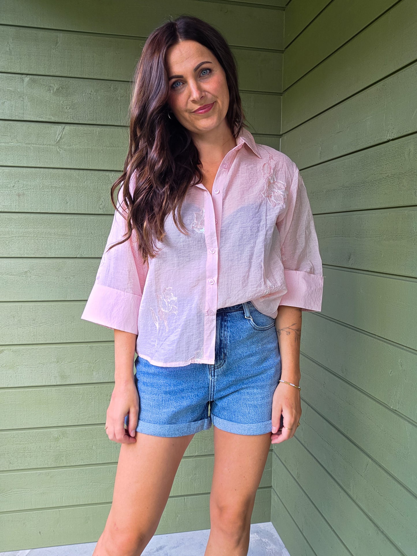 Licht Roze Blouse