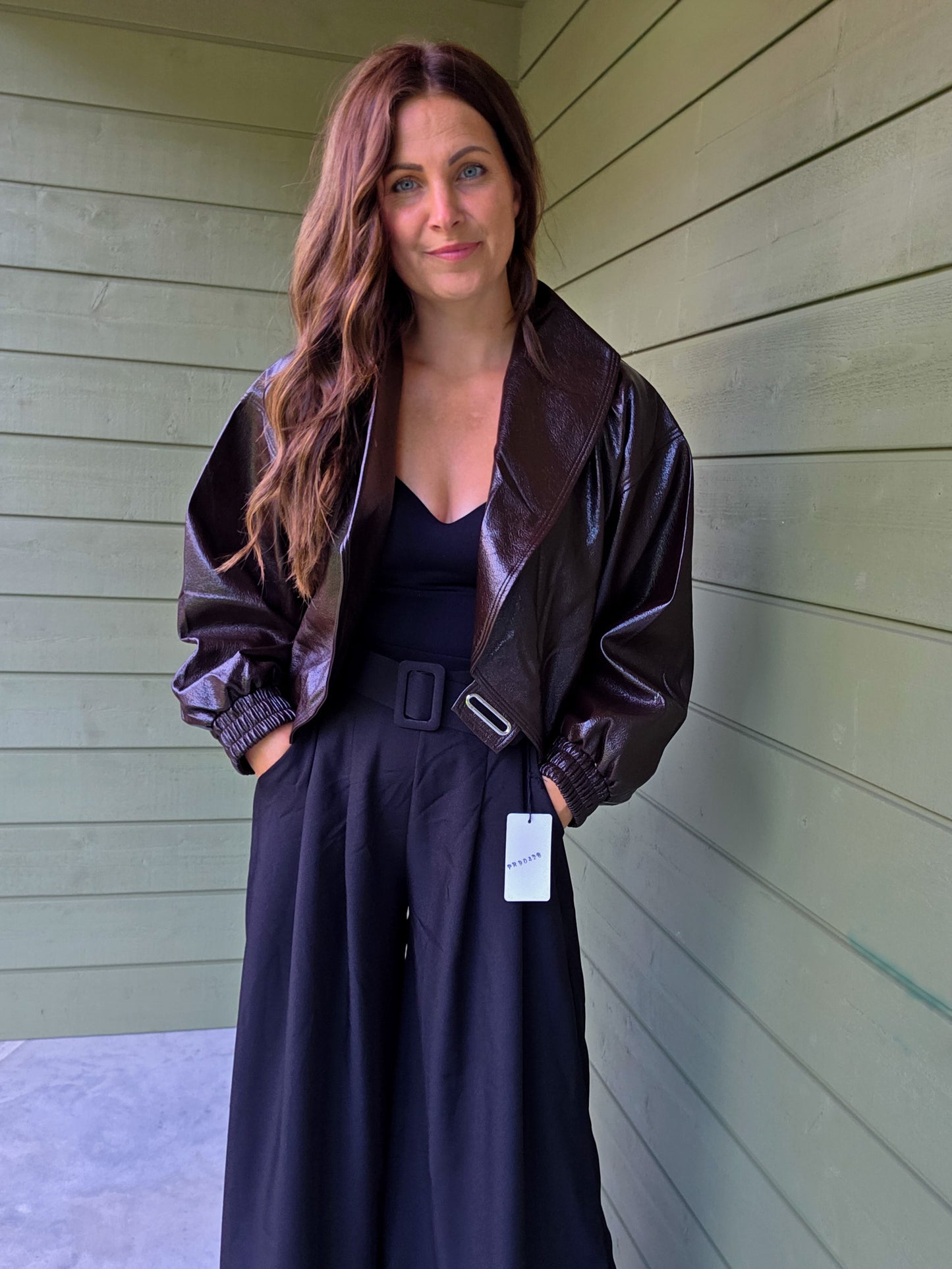 Zwarte Wide Leg Pantalon