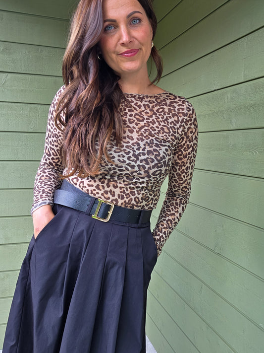 Panter Mesh Top