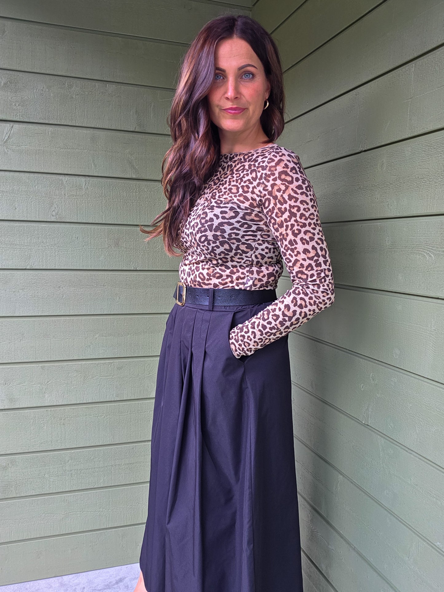 Panter Mesh Top