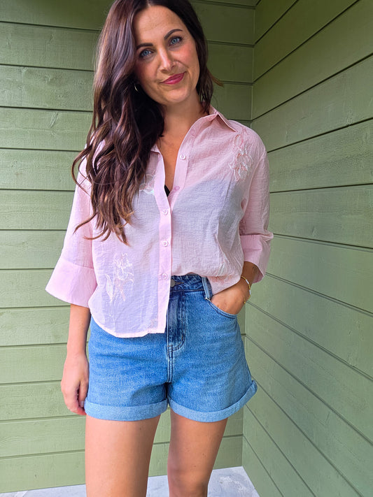 Licht Roze Blouse