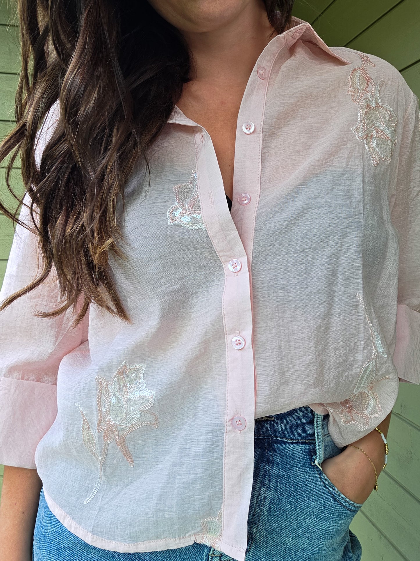 Licht Roze Blouse