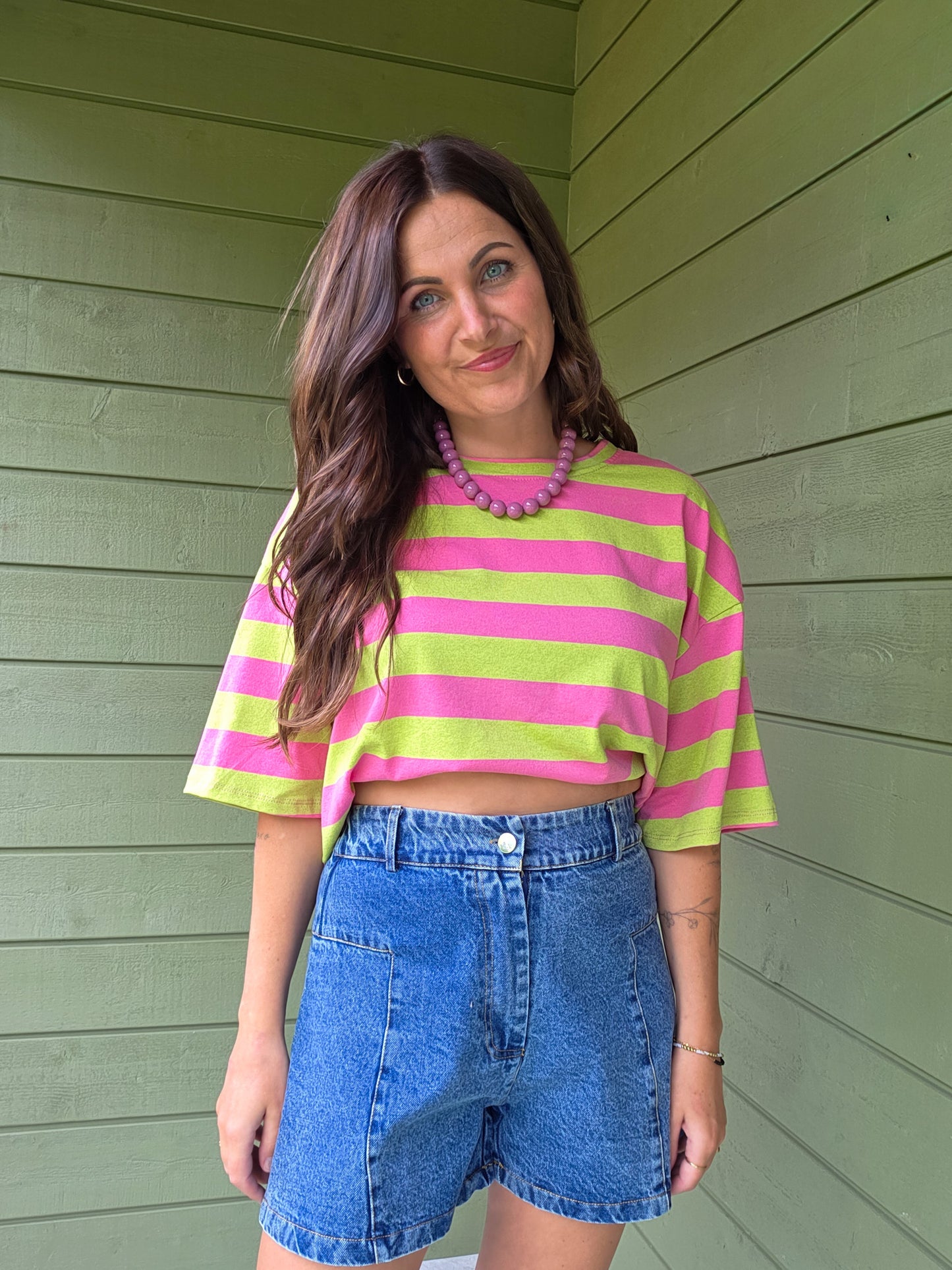 Denim Bermuda Short - Mid Blue