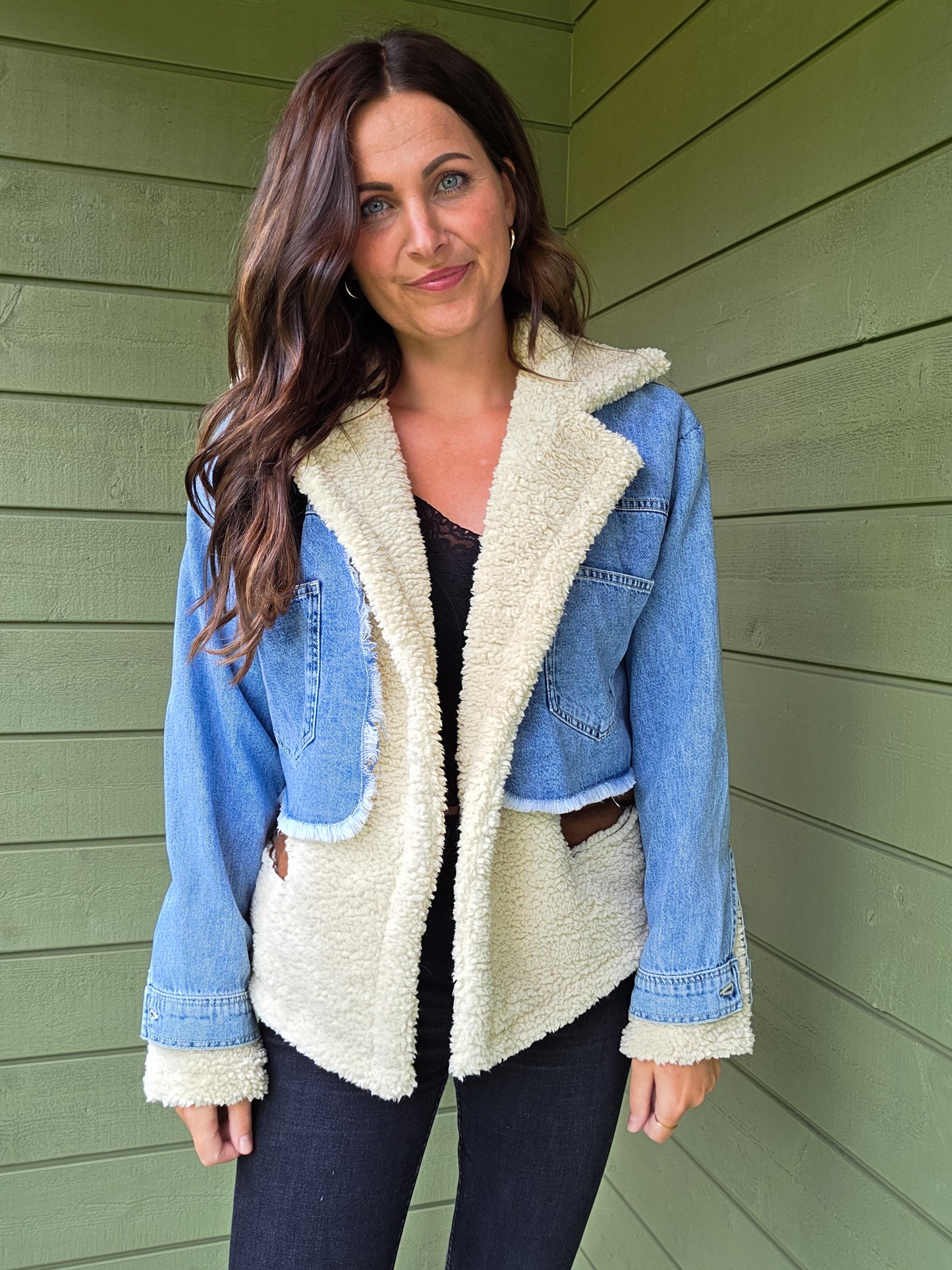 Denim Teddy Jacket