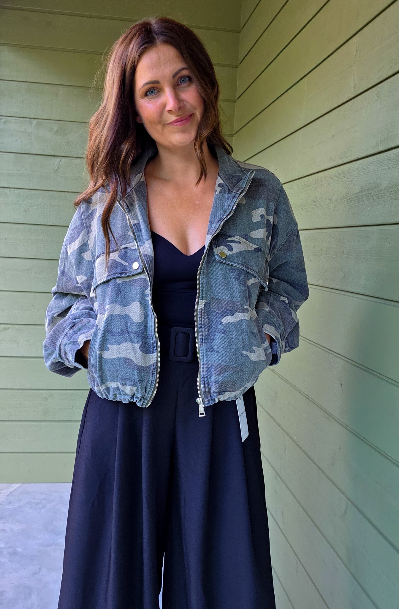 Camo Bomber Jacket