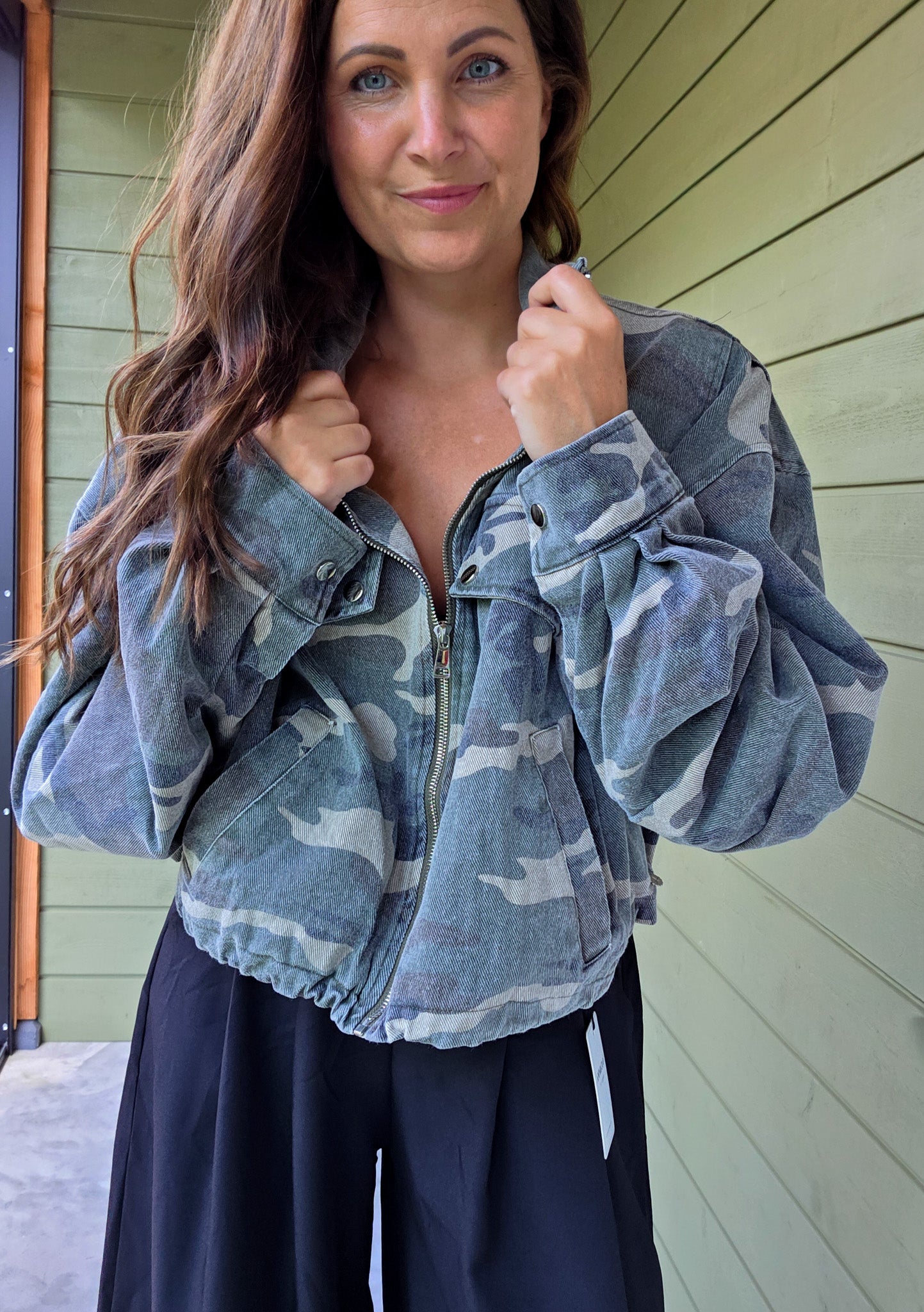 Camo Bomber Jacket