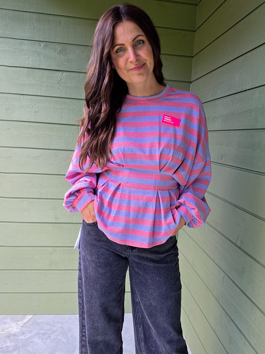 Stoer shirt - Roze Ambika