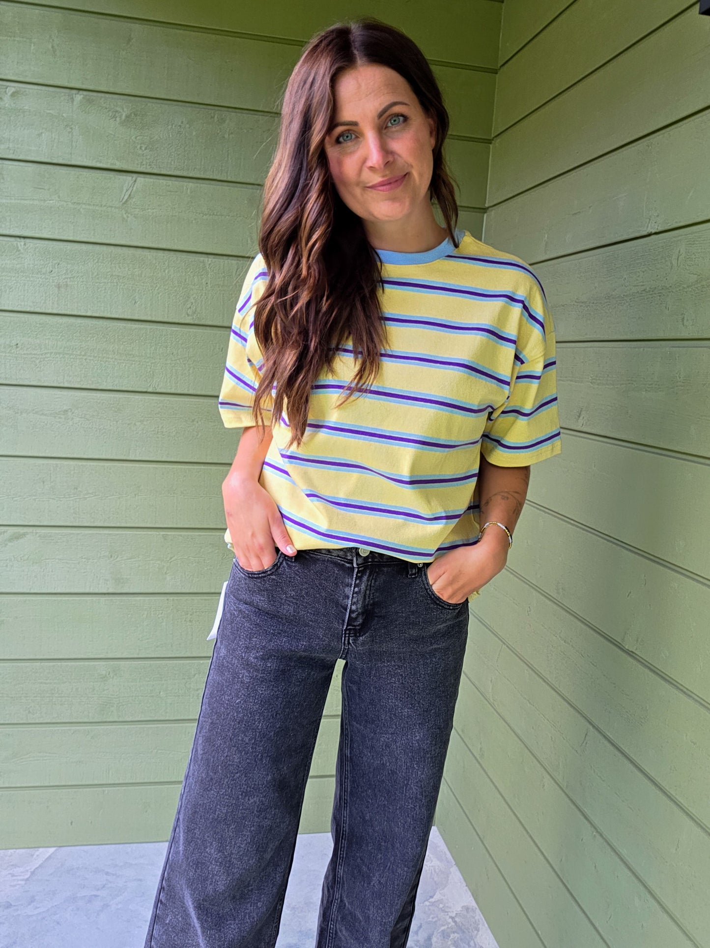 T-Shirt Yellow Stripe