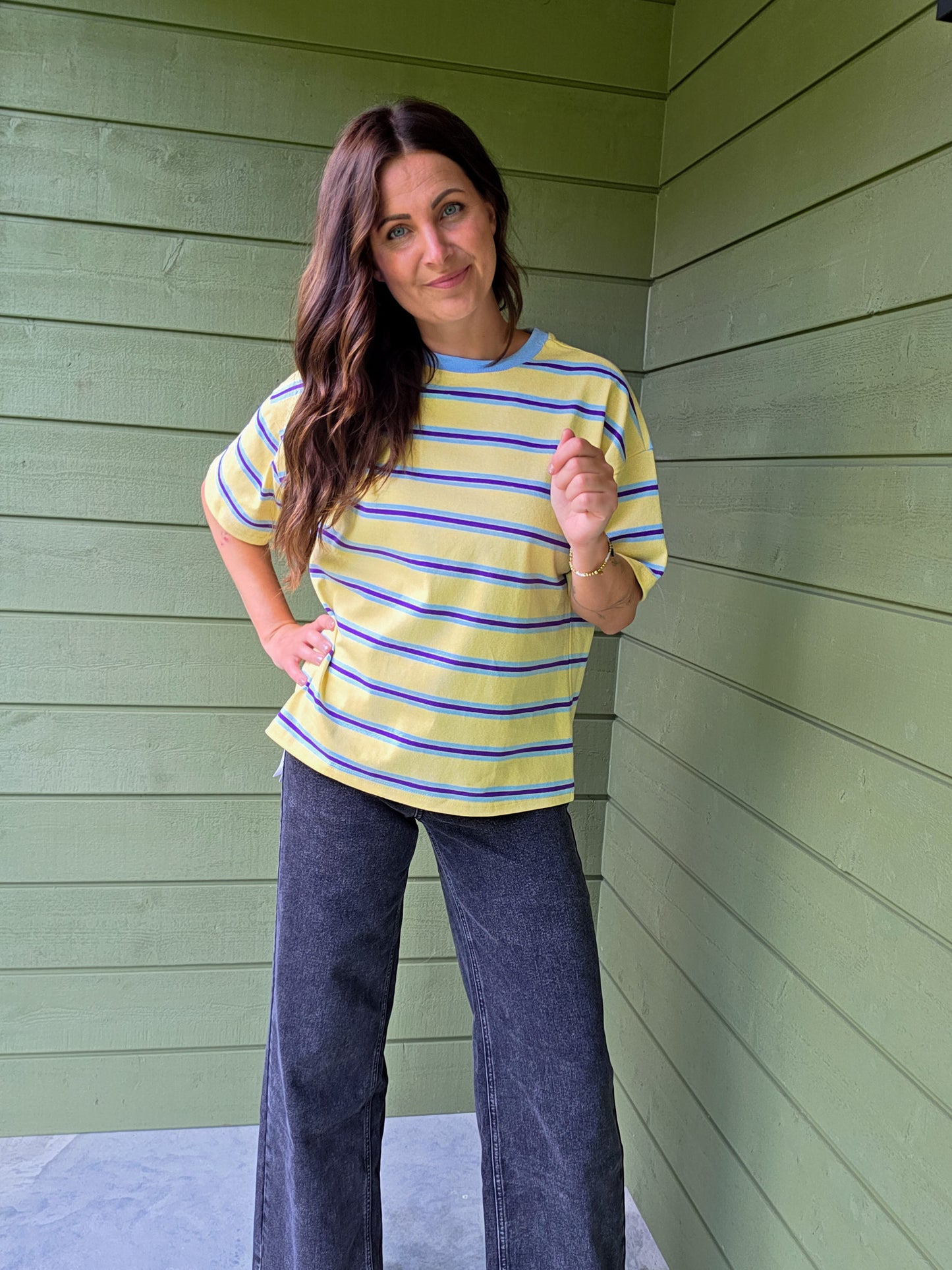 T-Shirt Yellow Stripe