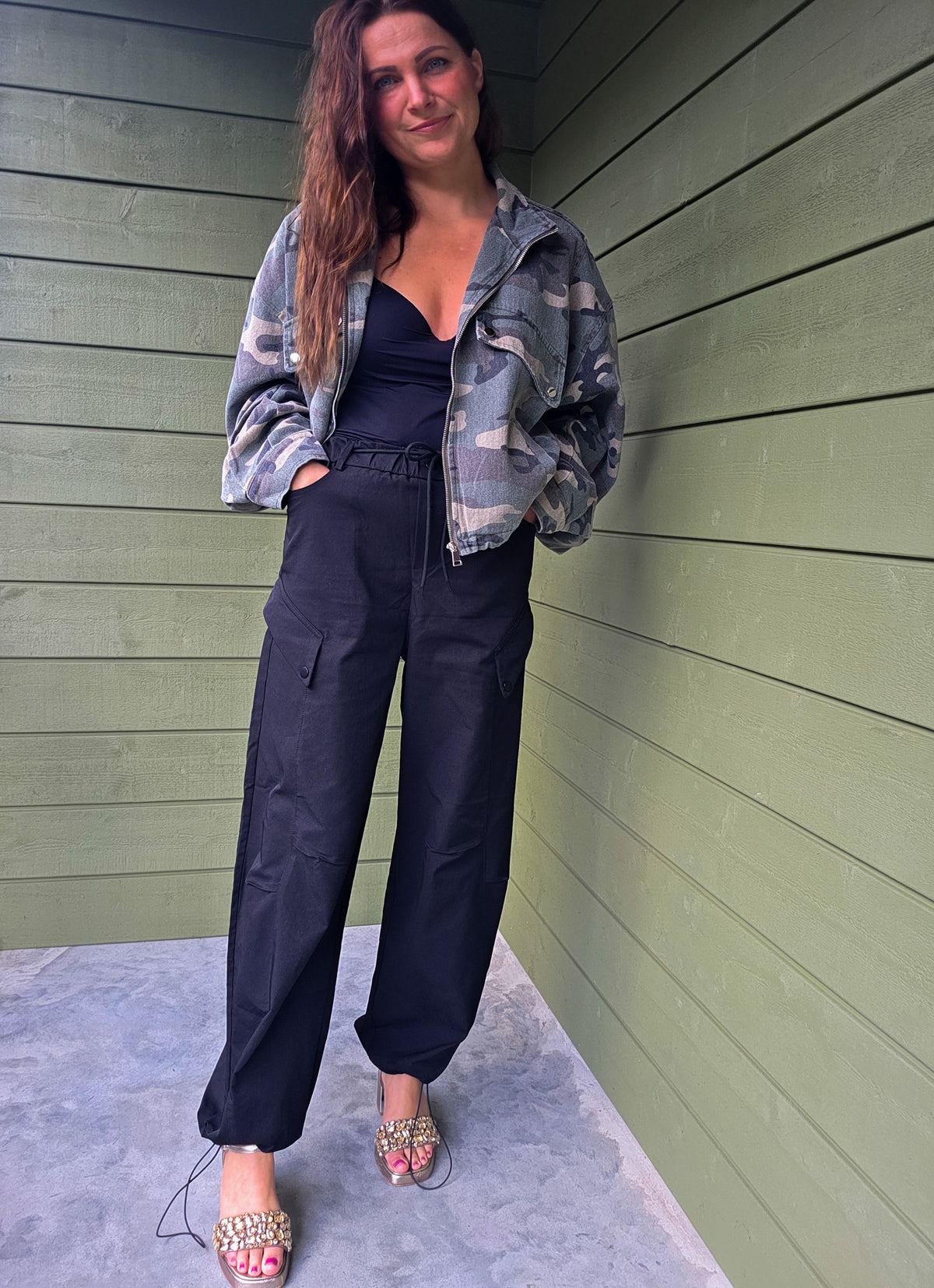 Black Cargo Pants