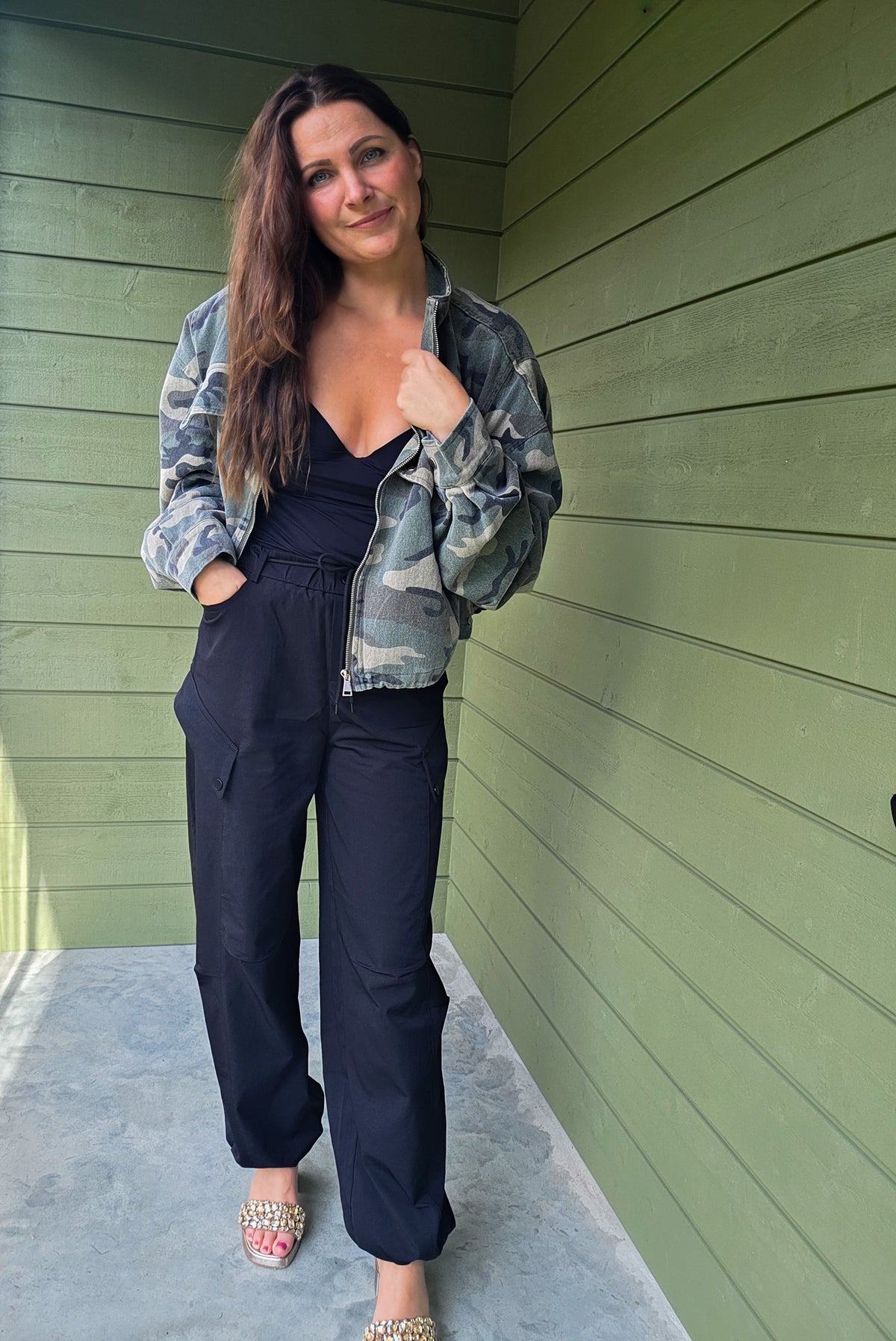 Black Cargo Pants