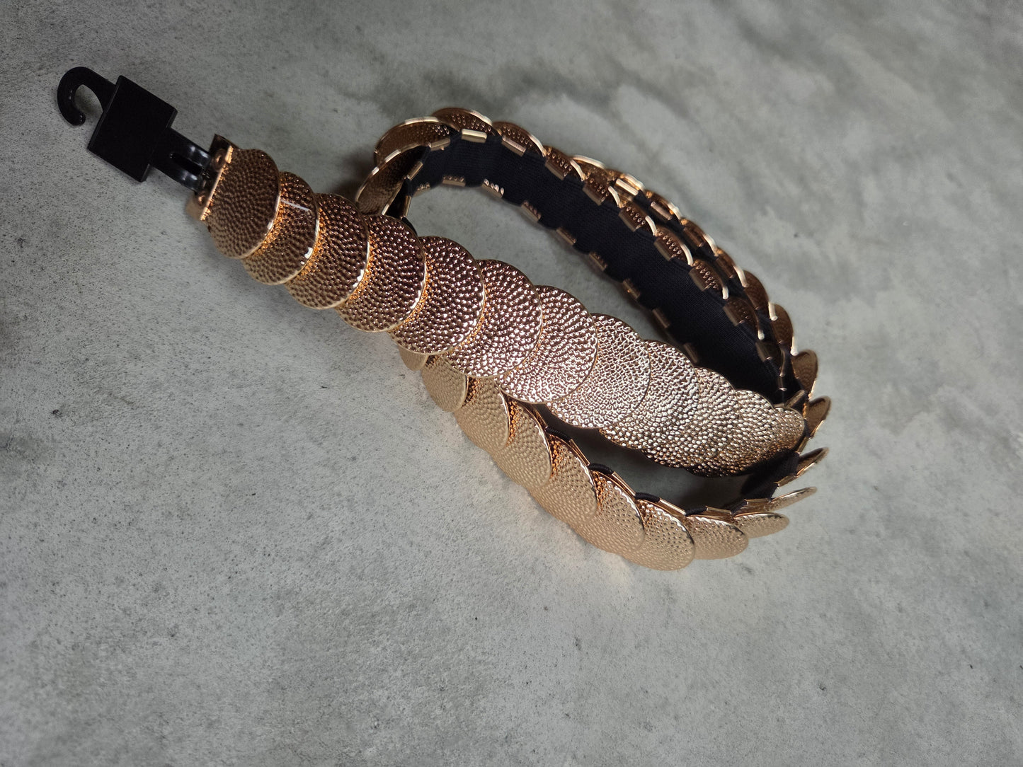Gouden Metalen Stretch Riem