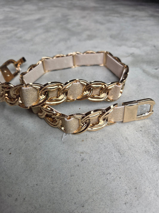 Elastische Taille Riem Goud